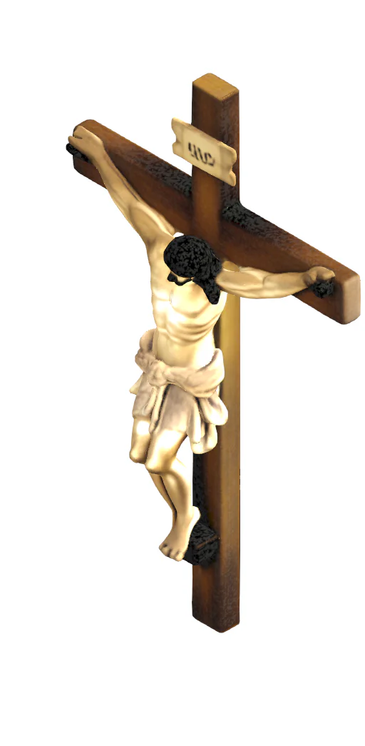 Crucifixo Elegante Artístico